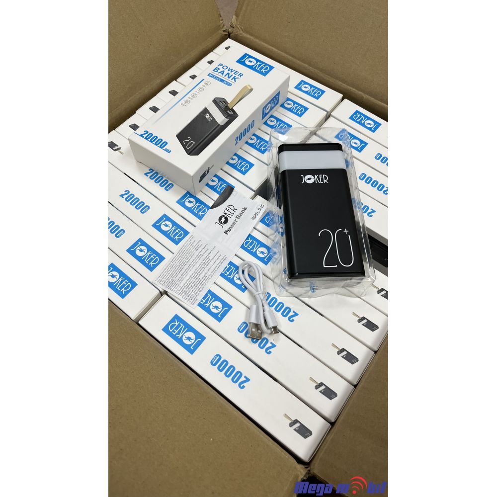 Baterija eksterna 20000mAh JOKER JK20 black